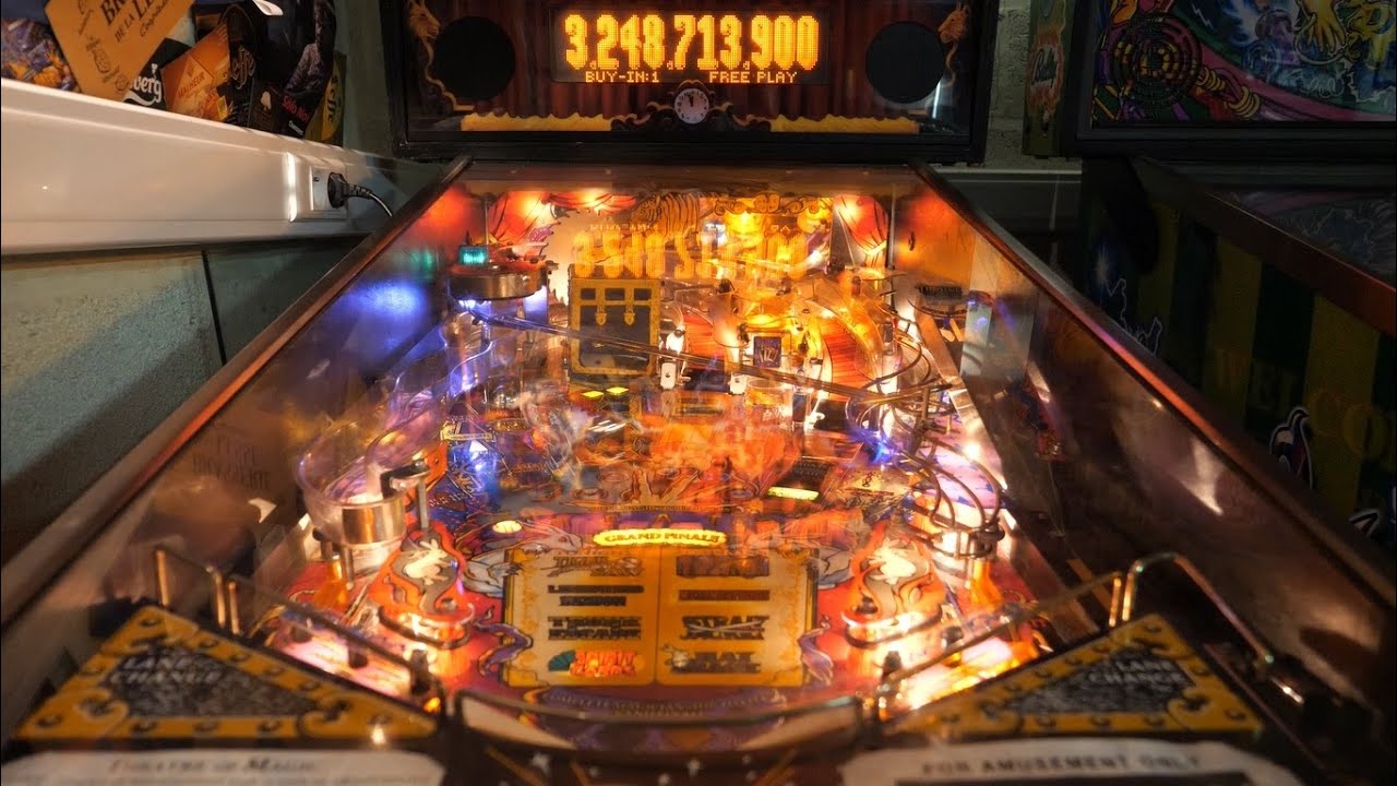 Theatre of Magic (Bally, 1995) - A quick gameplay to the Grand Finale #TheatreOfMagic #Pinball