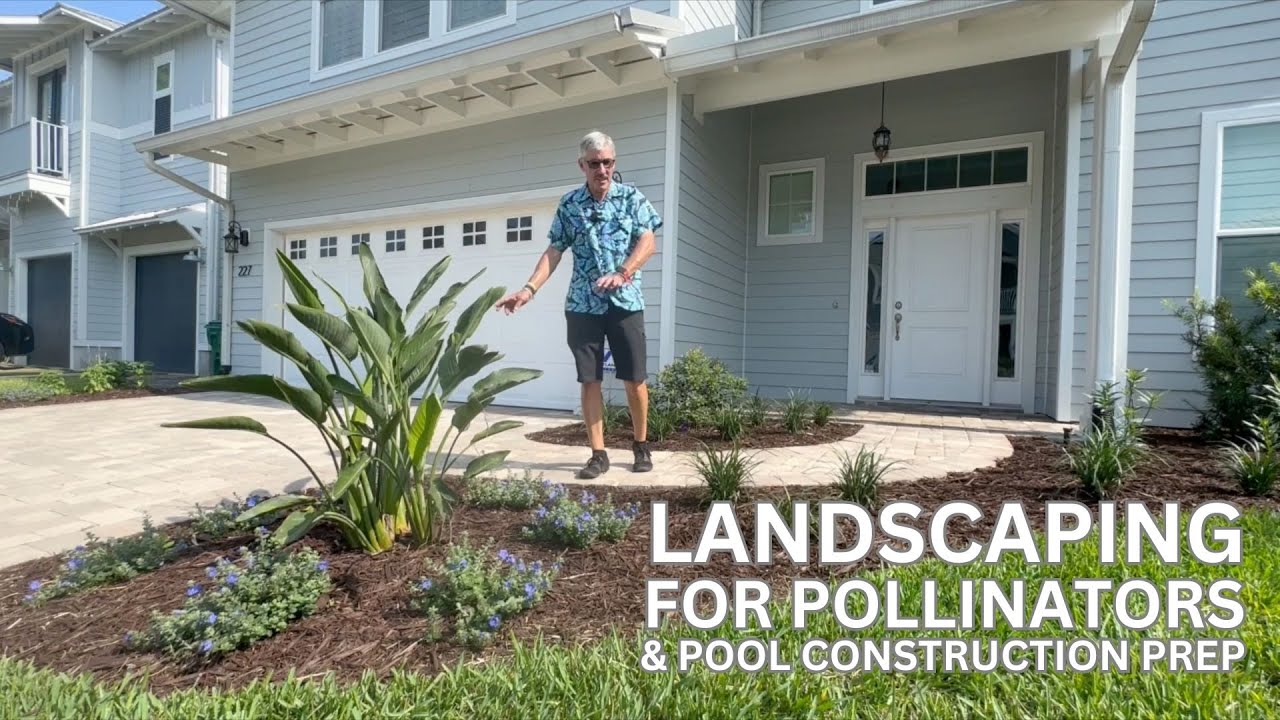 Landscape Install To Attract Pollinators