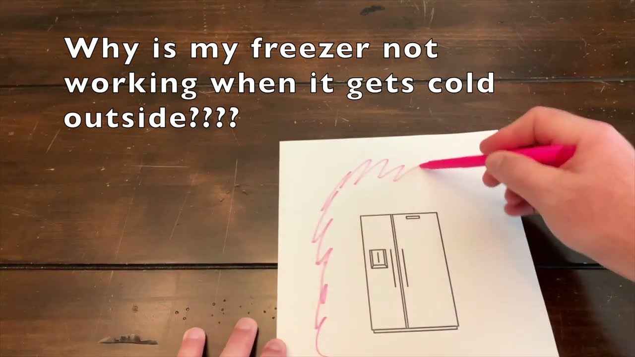 How I fixed my garage freezer to work in the cold.