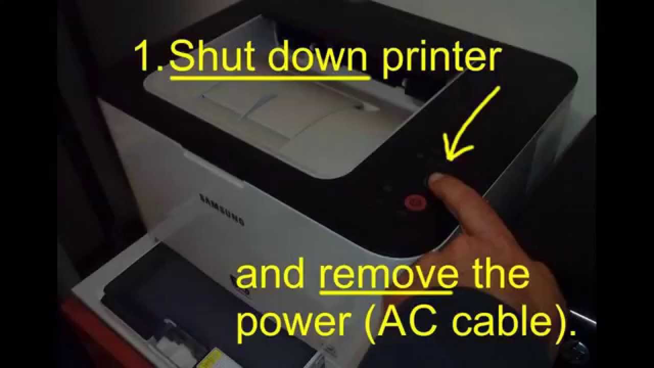 SAMSUNG CLP DRUM RESET - VERY EASY AND SIMPLE