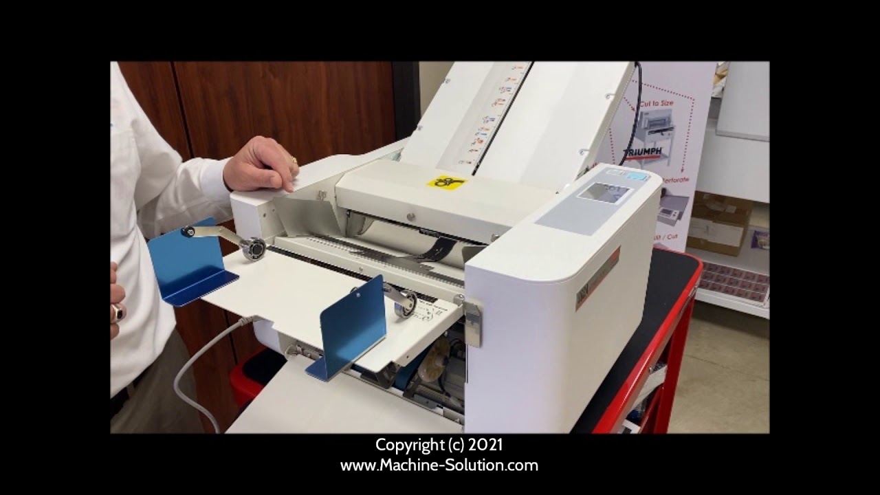 MBM 408A Paper Folding Machine Unboxing and Setup