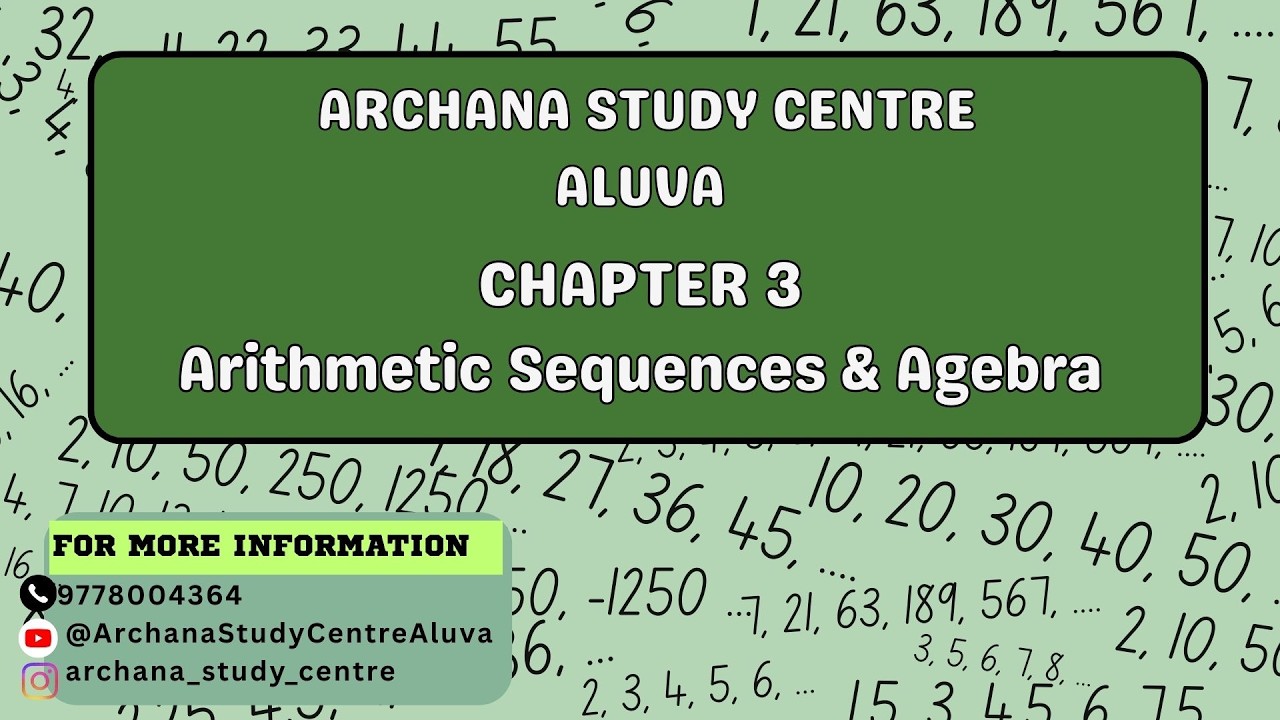 10th State Maths Chapter 3 Athematic Sequence and Algebra Part 1 Day 6#mathematicsclasses