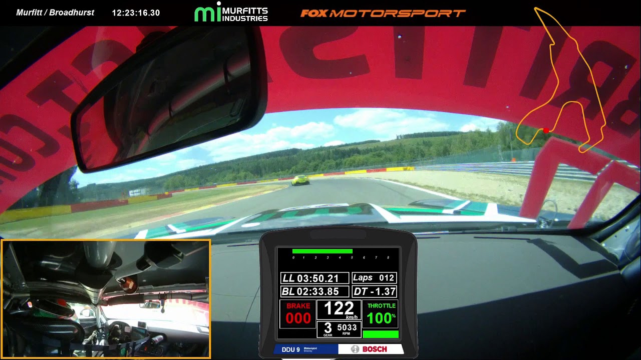 Mercedes AMG GT4 Onboard - Spa Francorchamps