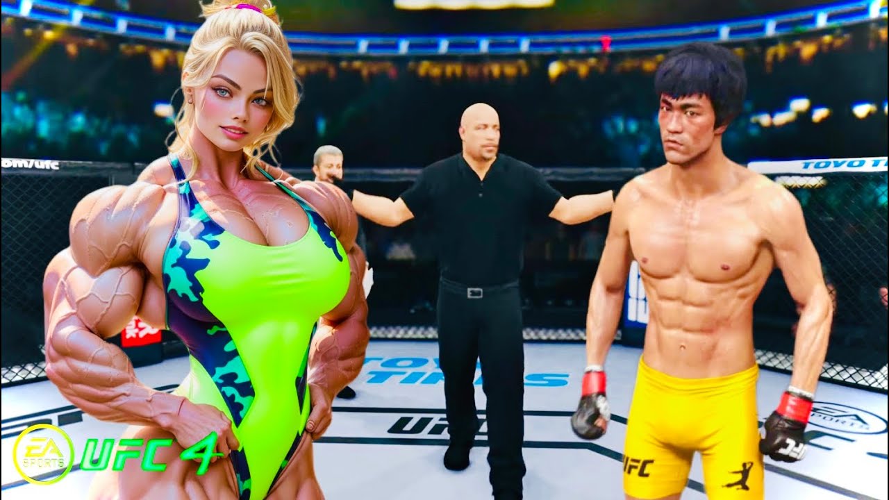 PS5 | Bruce Lee vs. Green Barbie Girl [EA Sport UFC 4]🥊