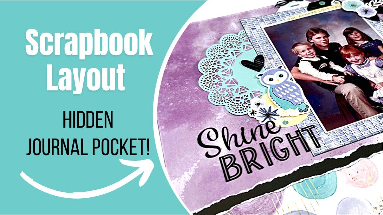 Scrapbook Layout / Hidden Journaling Pocket