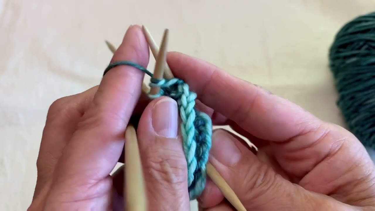 Brioche Rib using Norwegian Purl