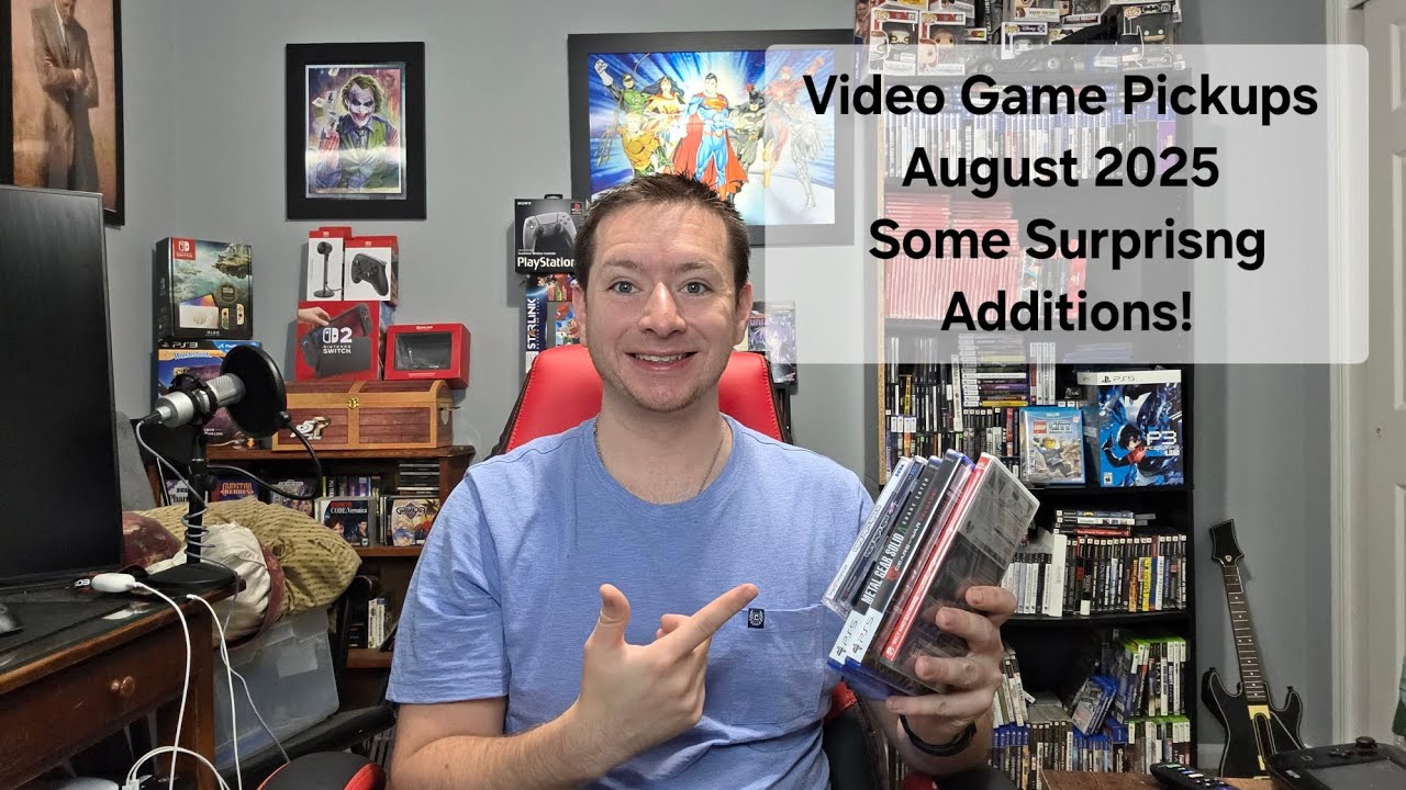 Video Game Pickups:  August 2025  Some Surprising Additions!