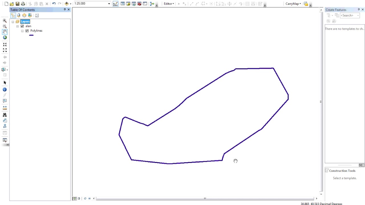 ArcGIS te  kml dosyasını shape dosyası yapma