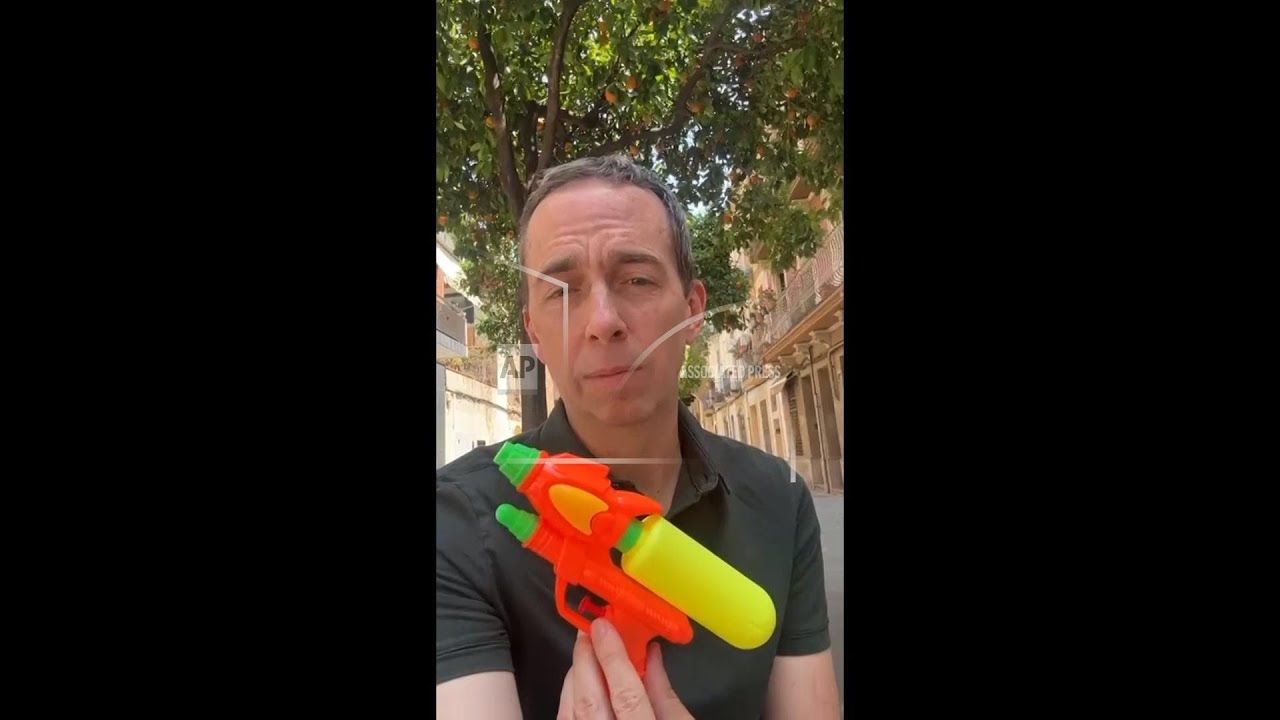 How the humble water gun became the symbol of Barcelona's anti-tourism movement