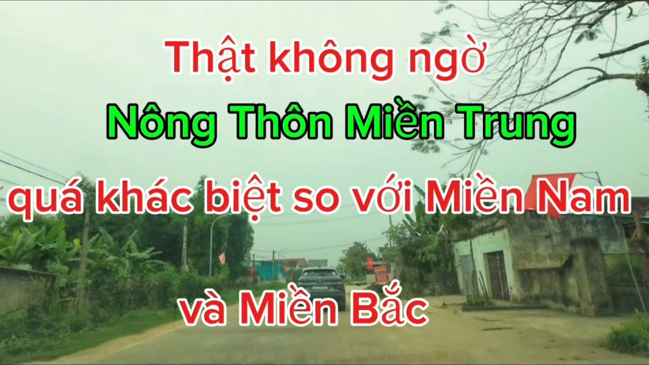 Thật khác lạ Nông Thôn Miền Trung khác nhiều so với Miền Nam và Miền bắc - hình bóng vùng quê.