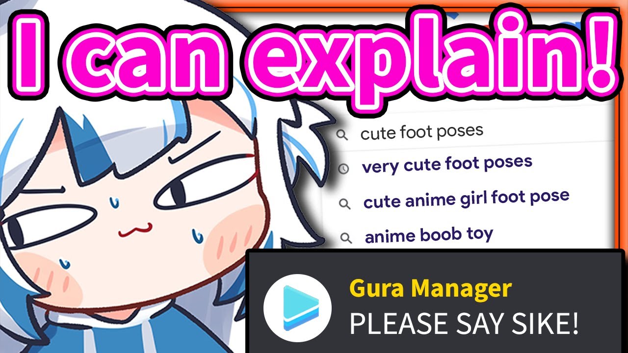 Gura is Giving Her Manager a Nightmare with Her Search History 【Gawr Gura / HololiveEN】