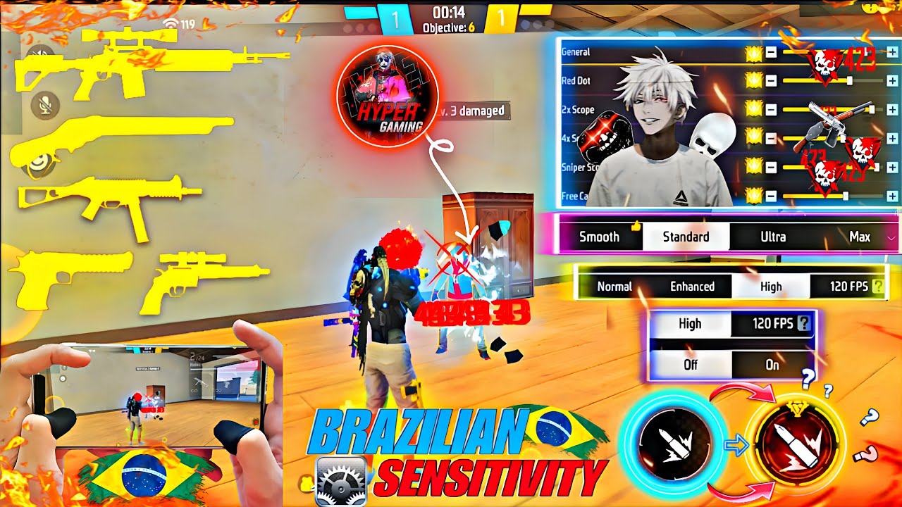 Free Fire Headshot Setting After Ob53 Update 2026⚡Best Sensitivity Settings ⚙️| Sensitivity Setting