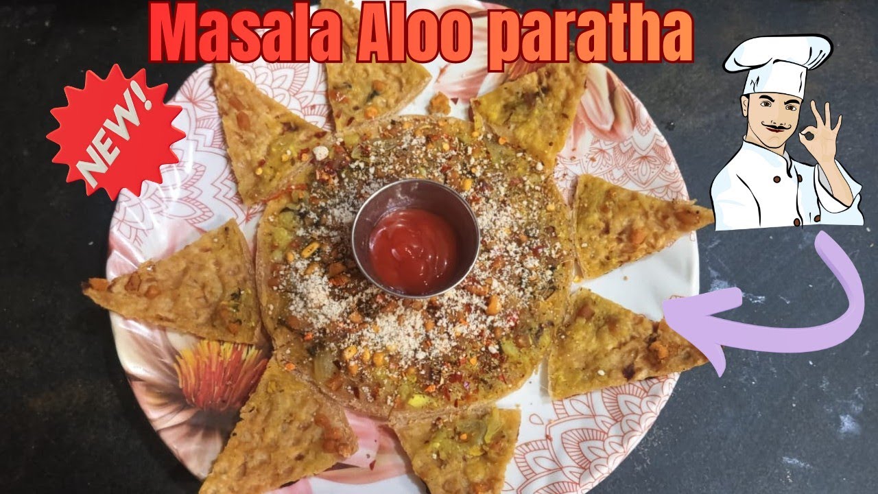 Masala Aloo paratha 😋 | aalo sev masala paratha   |