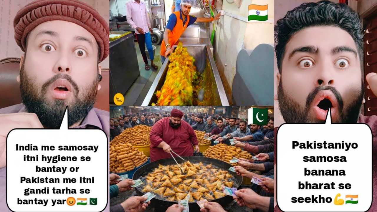 India Samosa Making Process Vs Pakistan Samosa Making Process 