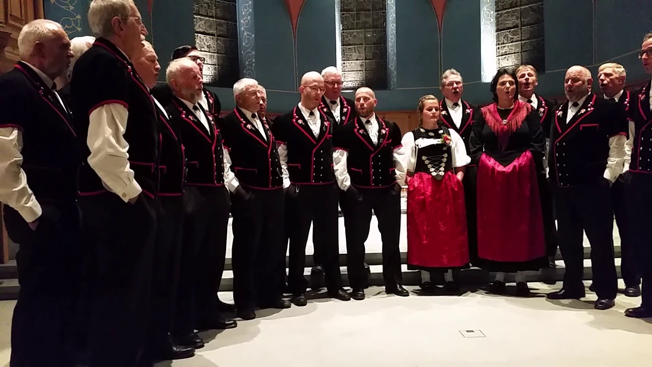 Jodlerklub Alpenrösli  Volkstümliches Kirchenkonzert 11. Nov. 2018 Münsingen