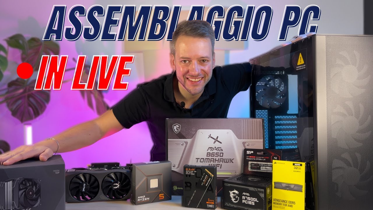 Assemblaggio PC di un iscritto IN LIVE - Come assemblare un PC PASSO PASSO