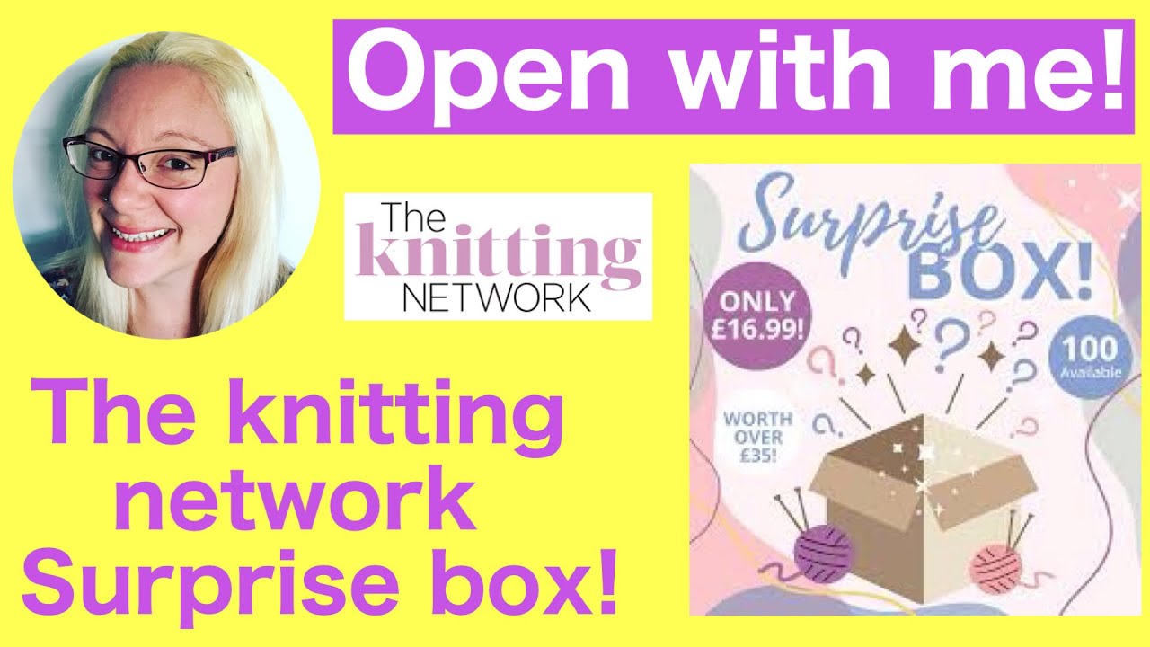 Surprise box from the knitting network! Open with me