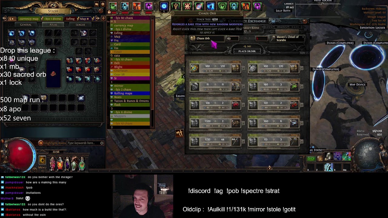 Charlatan Osin, card farming !