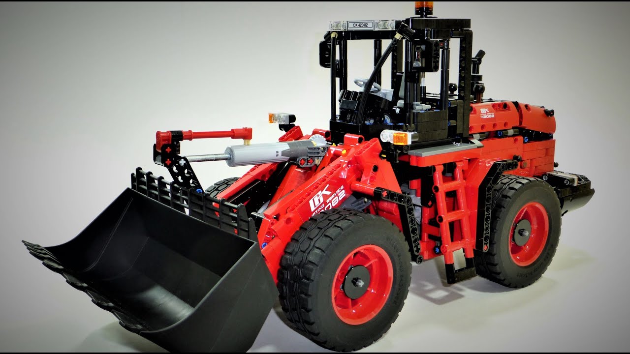 Lego Technic 42082 + ladle and actuator - model C  wheel loader