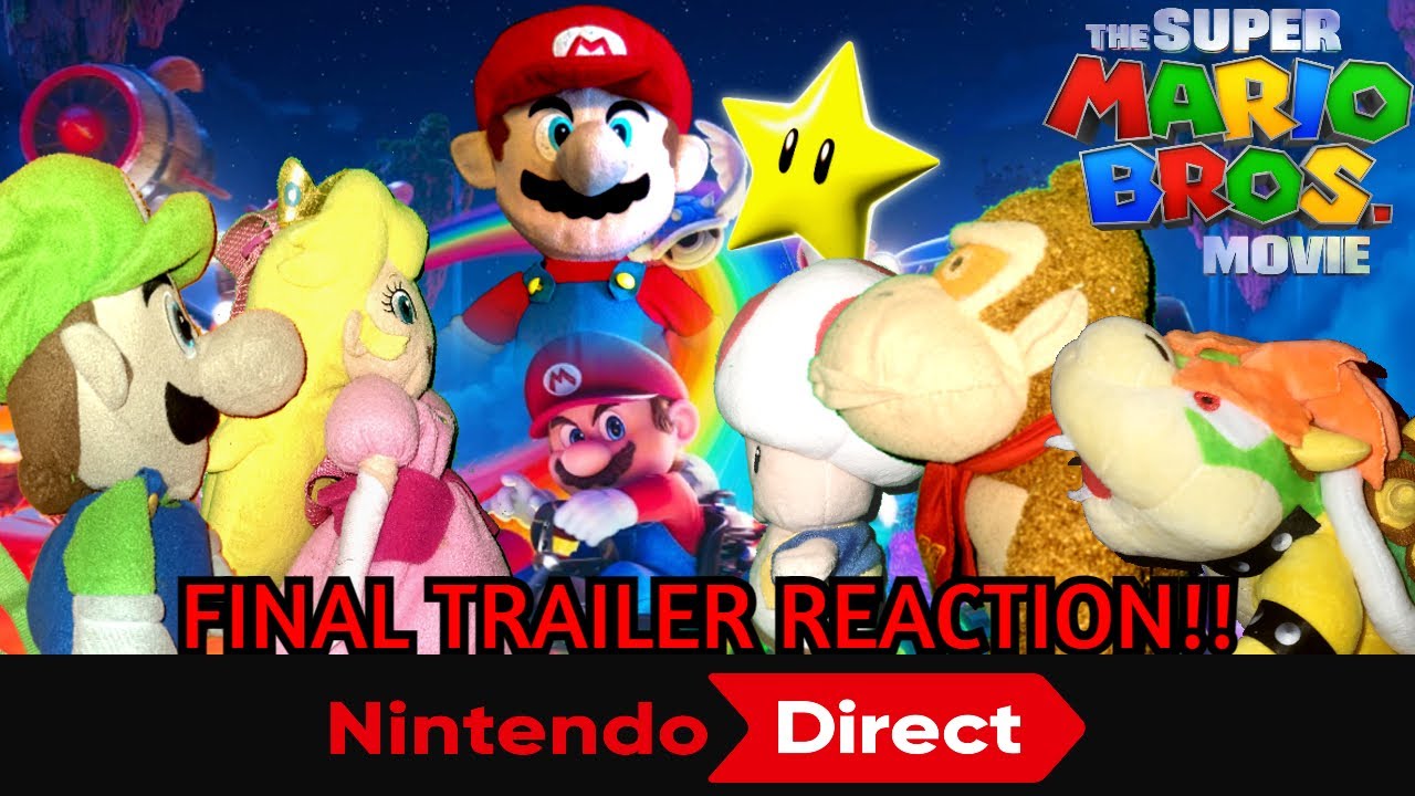 The Super Mario Bros. Movie: Final Trailer Reaction!