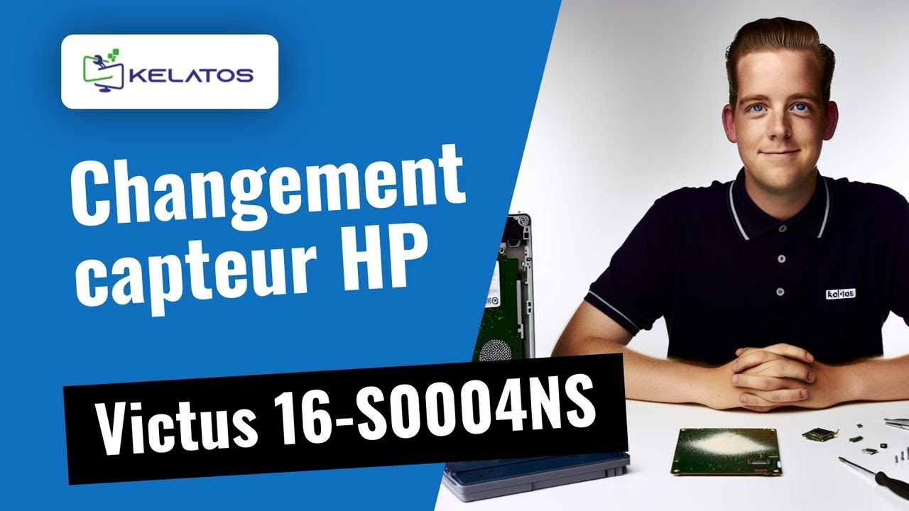 Problème de suspension d'écran sur votre HP Victus 16-S0004NS ? 🛠️ Changement de capteur