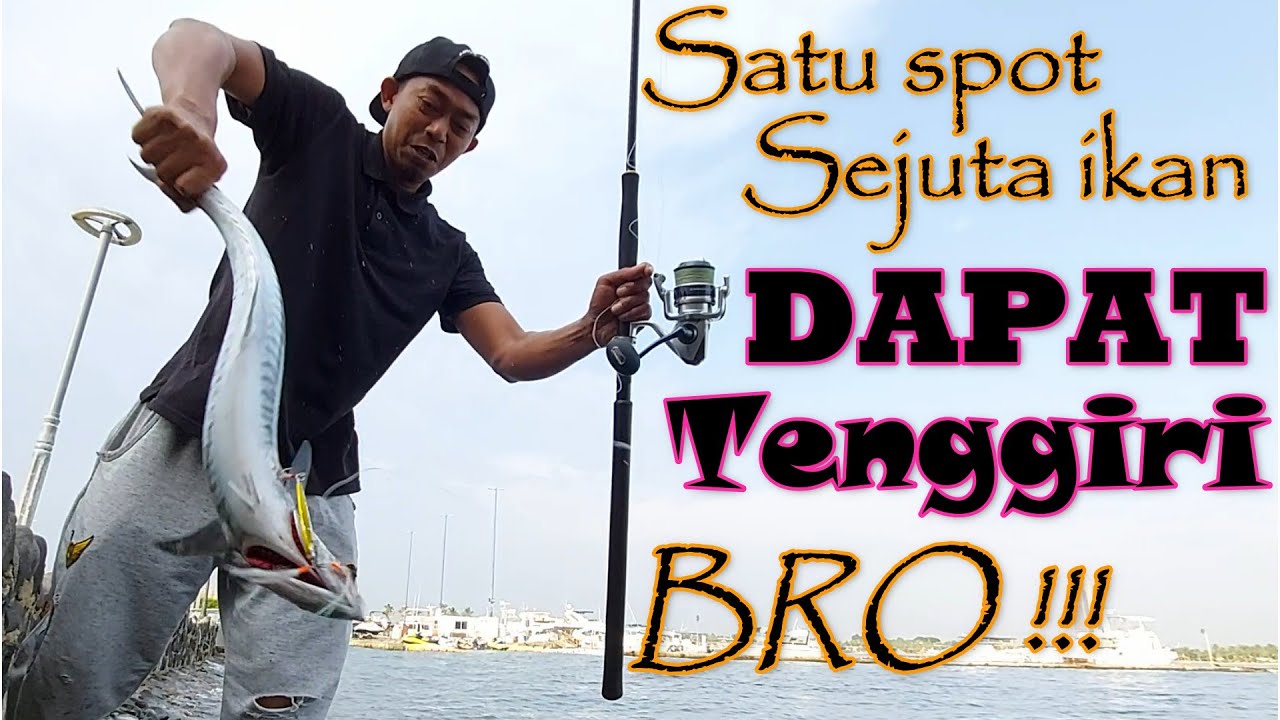 mancing pinggiran ikan tenggiri-shore jigging micro jig