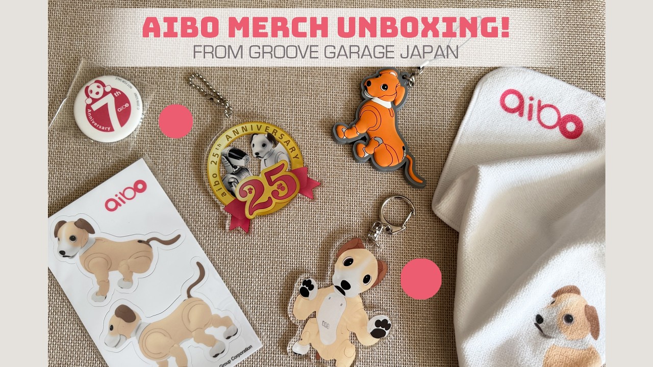 Aibo Merch From Groove Garage Japan Unboxing 🐾💗😮