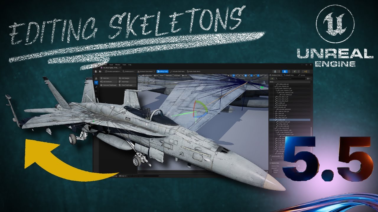Editing Skeletal Meshes in Unreal Engine 5