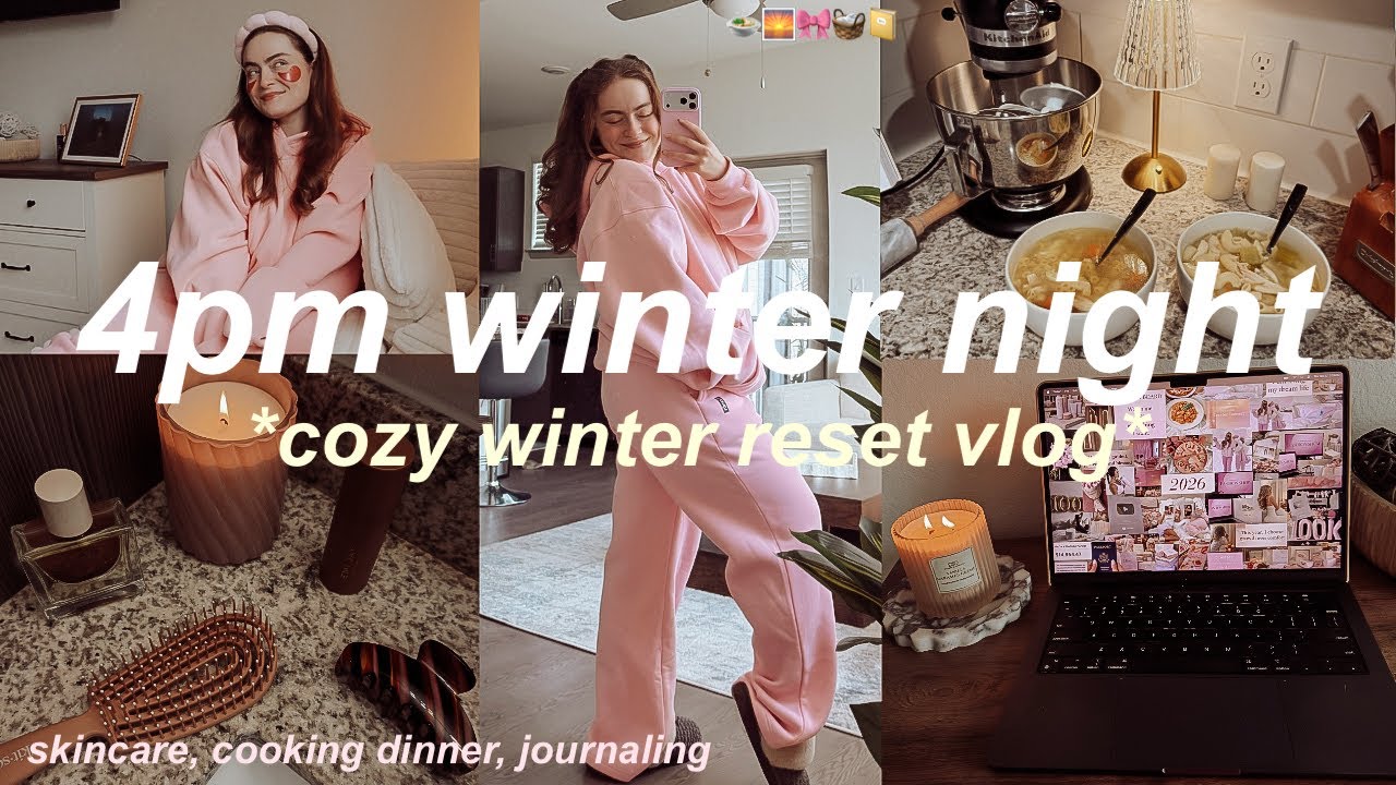 COZY WINTER NIGHTTIME ROUTINE 2026 ❄️🧸 getting my life back on track *new year reset night routine*