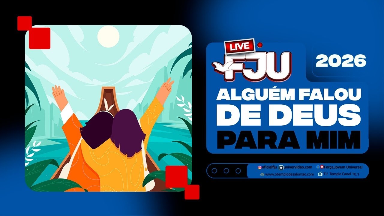 ALGUÉM FALOU DE DEUS PRA MIM #LIVEFJU #FJU