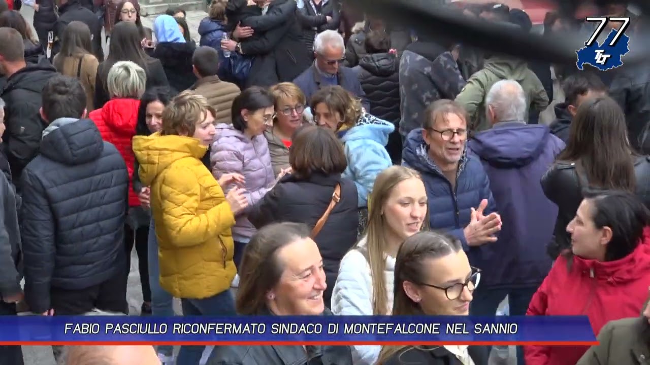 FABIO PASCIULLO RICONFERMATO SINDACO DI MONTEFALCONE NEL SANNIO