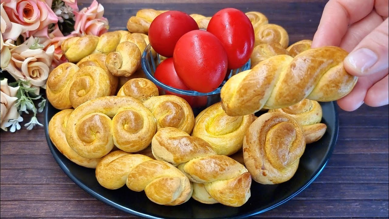 Κουλουράκια Πασχαλινά😋Βουτυρένια Μοσχοβολιστά💯Τραγανα εξω αφράτα μέσα Εύκολη συνταγή🐣Easter Cookies