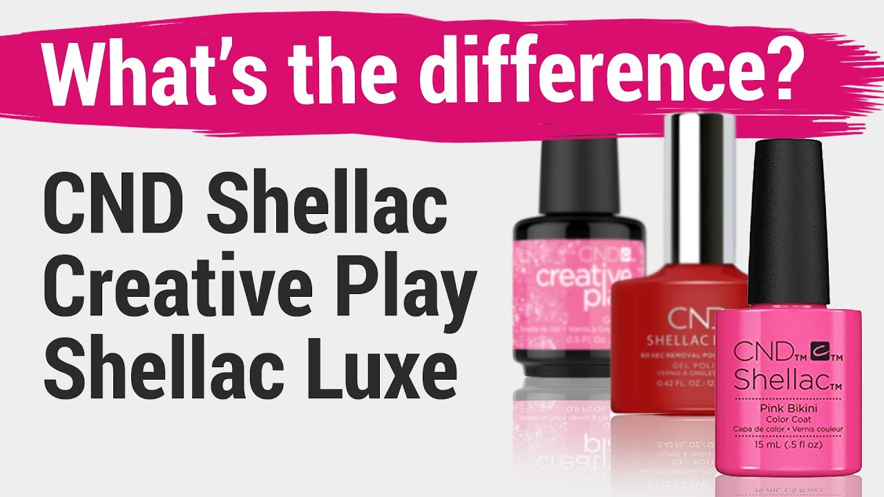 CND SHELLAC / CREATIVE PLAY / SHELLAC LUXE - JAKA JEST RÓŻNICA? - WHAT'S THE DIFFERENCE? REVIEW