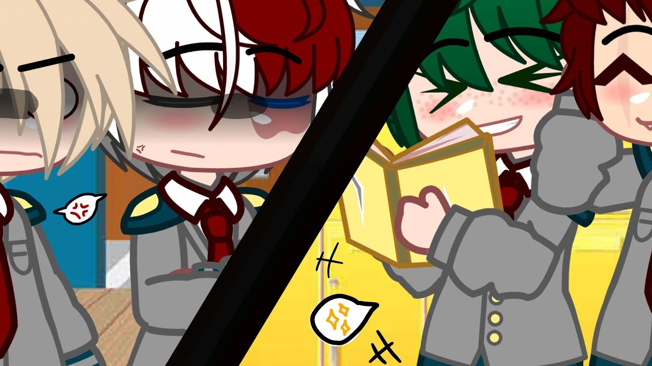 midoriya and Kirishima just making bakugou and Todoroki 'jelly' || TdDk💕 || mha/bnha ||