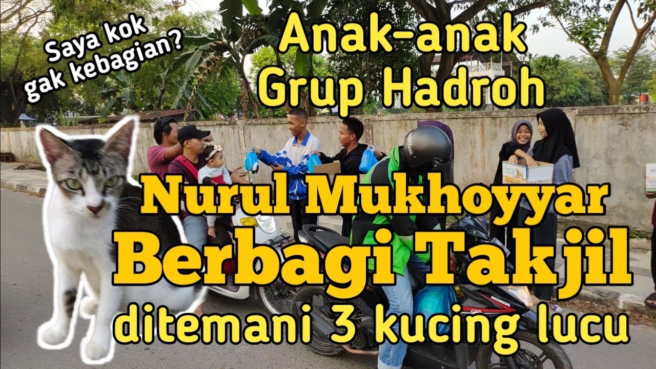 Berbagi Takjil oleh Anggota Hadroh Nurul Mukhoyyar Masjid Al Quba