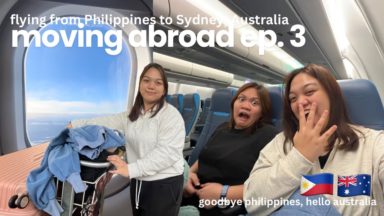 Moving Abroad Ep. 3 | Moving to Australia from the Philippines! (flying w/ Cebu Pacific)