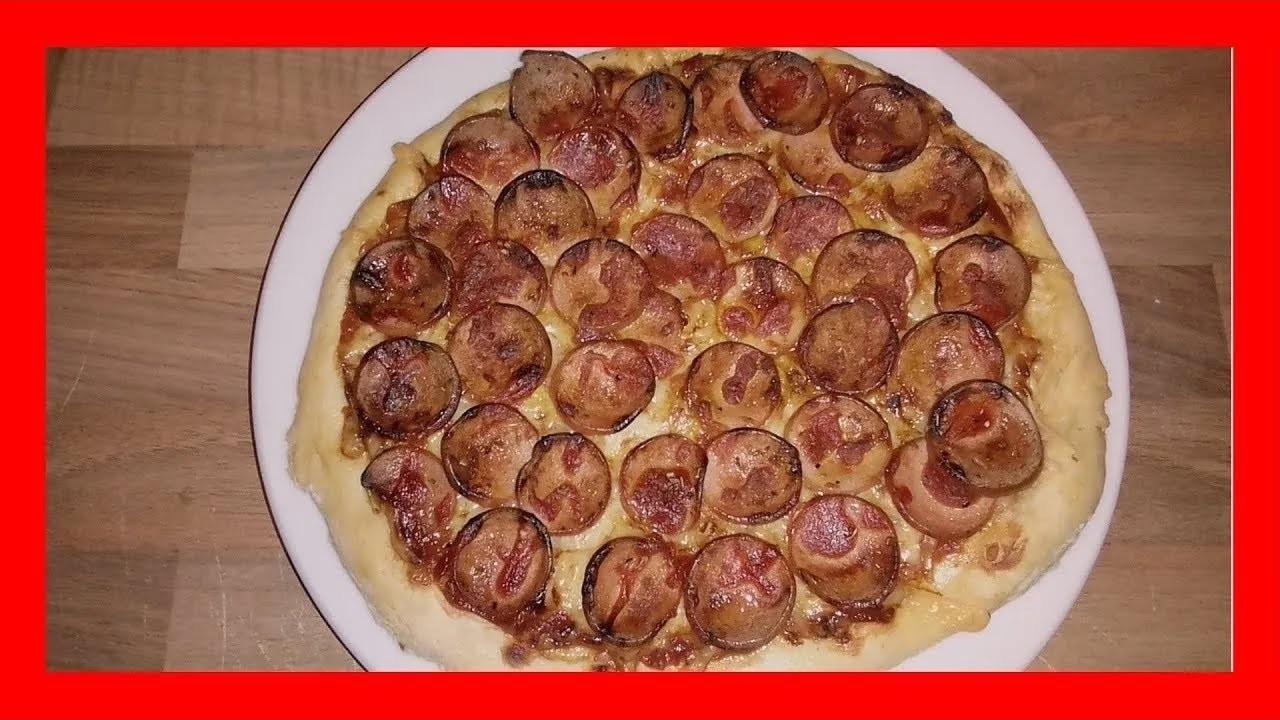 Currywurst Pizza Rezept Schnell & Lecker Leicht nachzumachen
