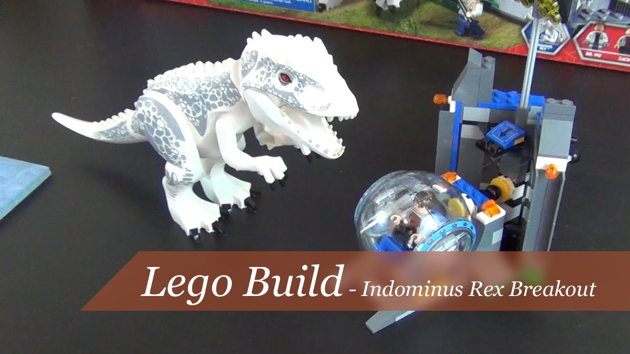Let's Build - Lego Jurassic World Indominus Rex Breakout Set #75919 Part 1