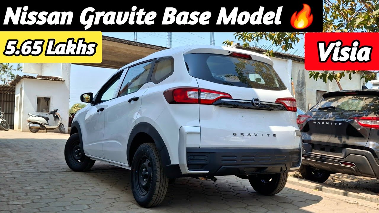 Base Model 🔥 | 5.65 Lakhs | Nissam Gravite Visia Review 