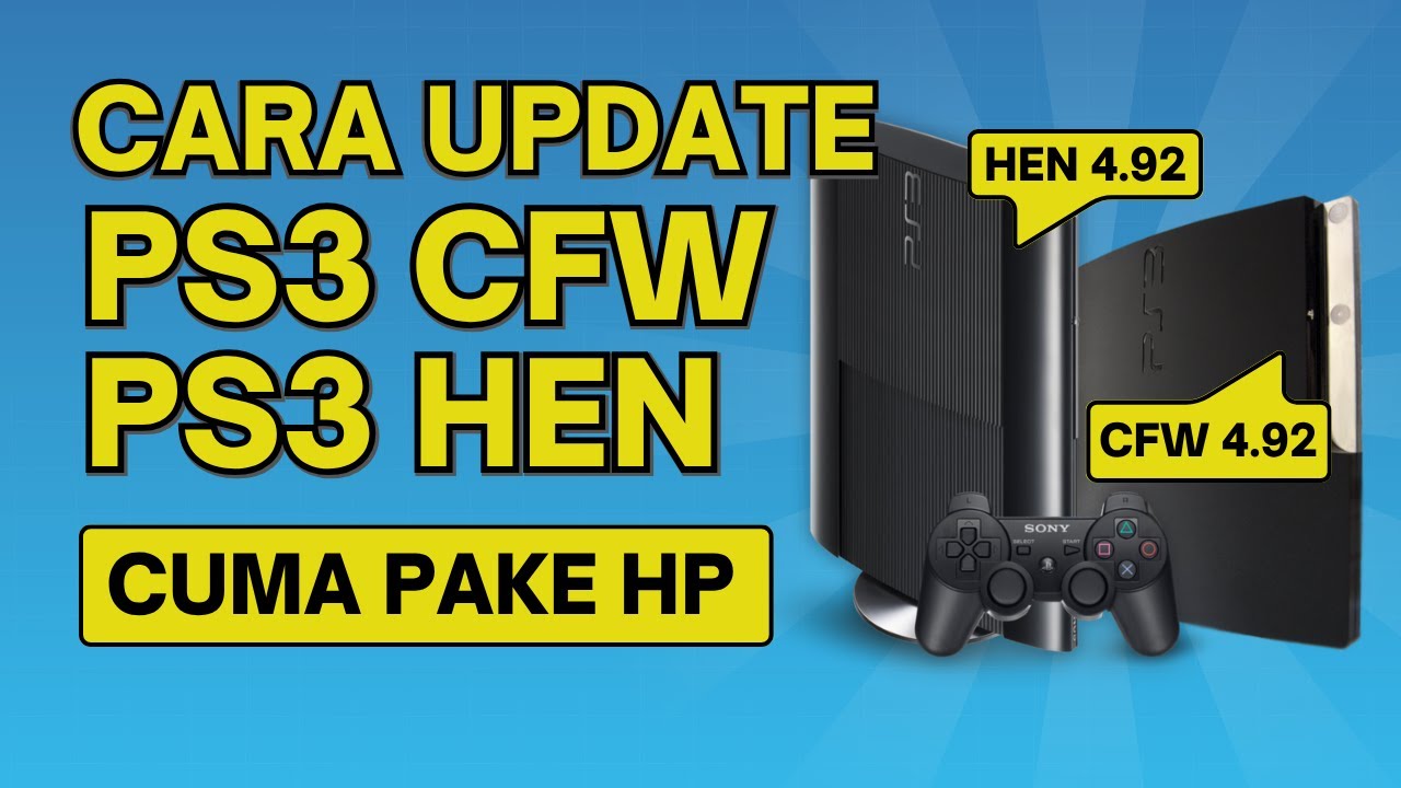 CARA Update Firmware/Sistem PS3 LEWAT HP (TANPA FLASHDISK)