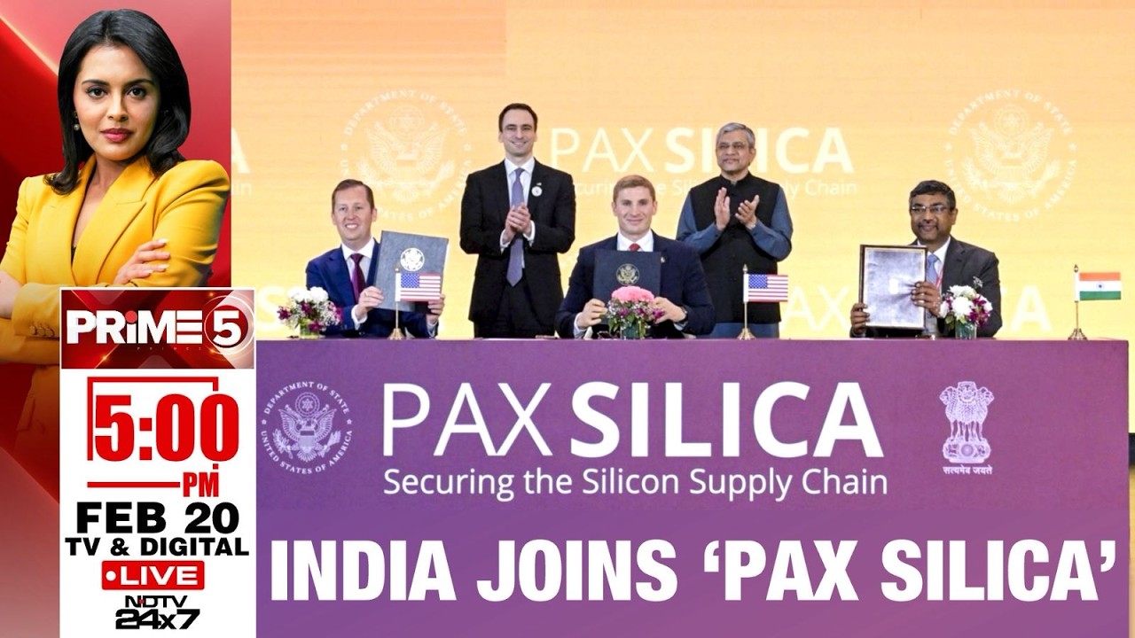 India Joins Pax Silica | Ashwini Vaishnaw After India Joins Key US-Led Pax Silica: 