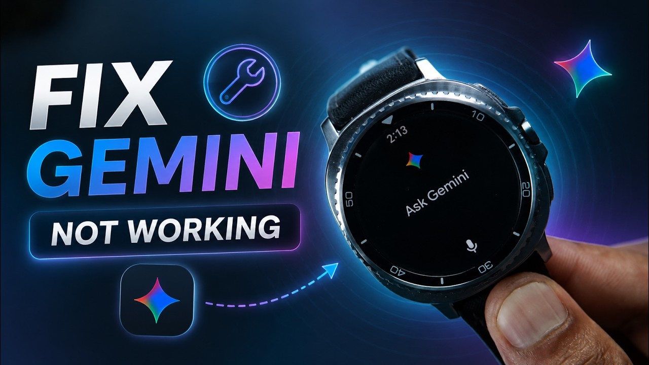 [Решение] Gemini не работает на Galaxy Watch: как настроить Gemini на часах Samsung