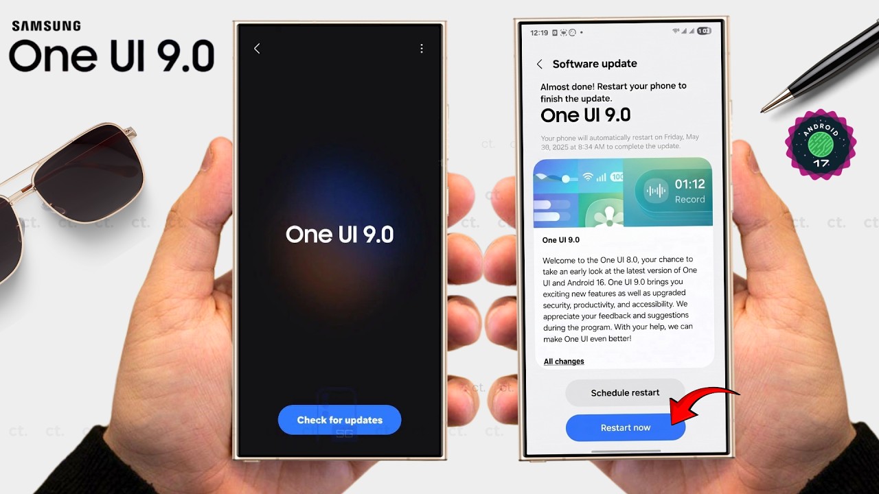 Samsung One UI 9.0 Android 17 &mdash; ОФИЦИАЛЬНОЕ ОБНОВЛЕНИЕ!