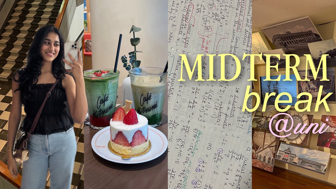 Spend two days of my midterm break with me! Studying in Singapore// Uni life