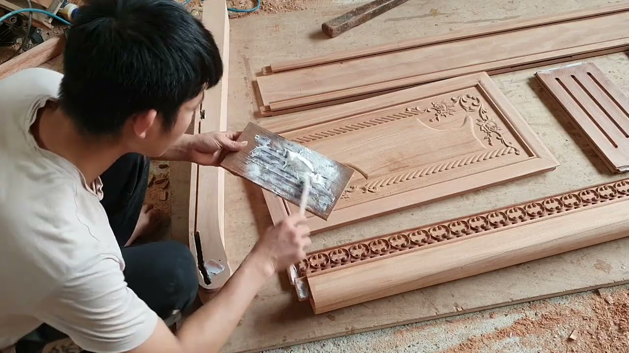 Amazing Woodworking Skills , Making A Bed Neoclassic