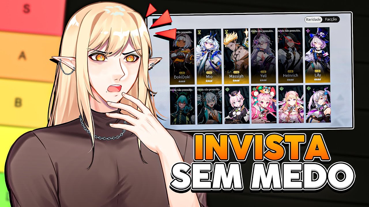 TIERLIST MELHORES PERSONAGENS SSR (ATUALIZADO) ETHERIA RESTART