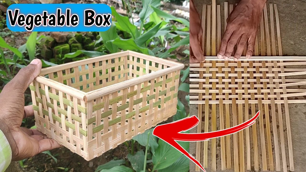 फल सब्जी रखने वाली टोकरी बनाए |  Weaving Vegetable Basket Tokari