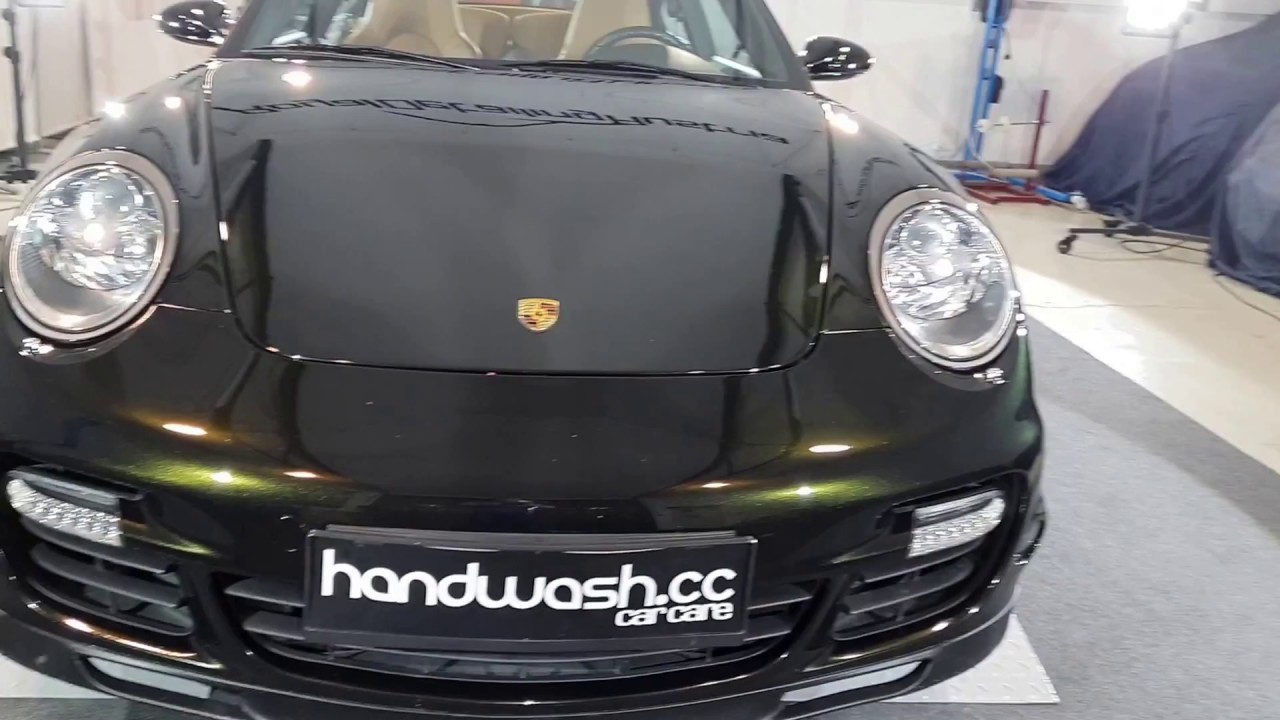 Porsche 911 997 Turbo Dark Olive Metallic Car Detailng - Handwash Car Care