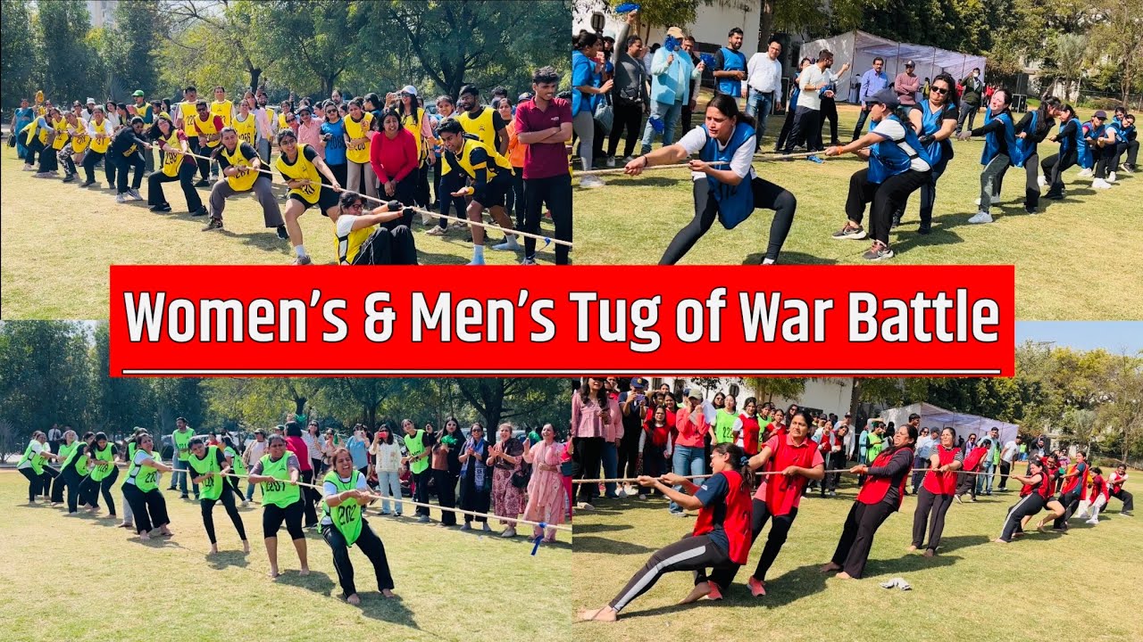 BSG Youth Sports Festival | Women’s & Men’s Tug of war | Suresh Gyan Vihar University @riyazvlogskir