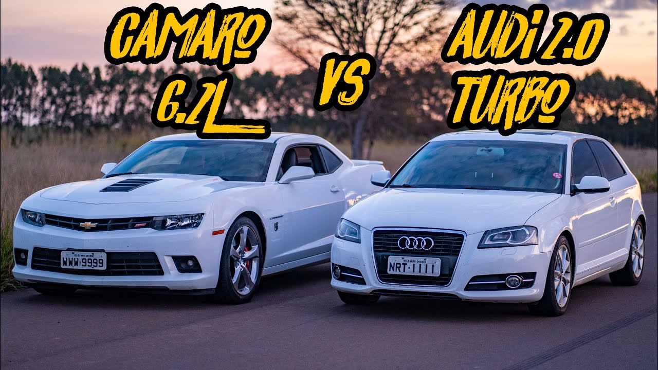 CAMARO 6.2 VS AUDI A3 TURBO STG2!